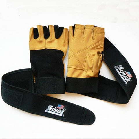 Power Lifting Gloves with Wristwrap